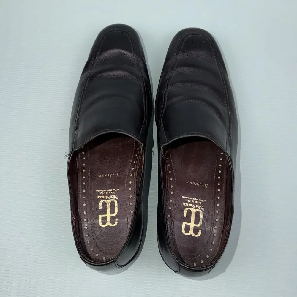 Allen Edmonds Bucktown Loafers Men’s Size 12D Black Leather Dress Slip On Shoes